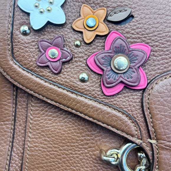 Brown Floral Women's Bag - Picture 2 of 10